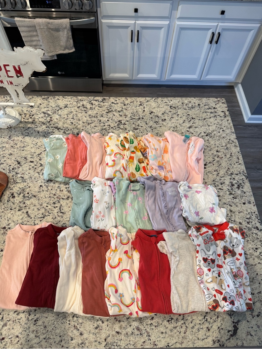 0-3M, 3M and 3-6 Onesies